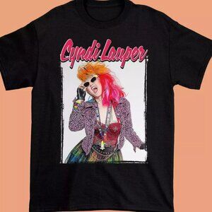 Cyndi Lauper T-Shirt 80s Tour Vintage Music Fan Graphic Retro Pop Tee 81